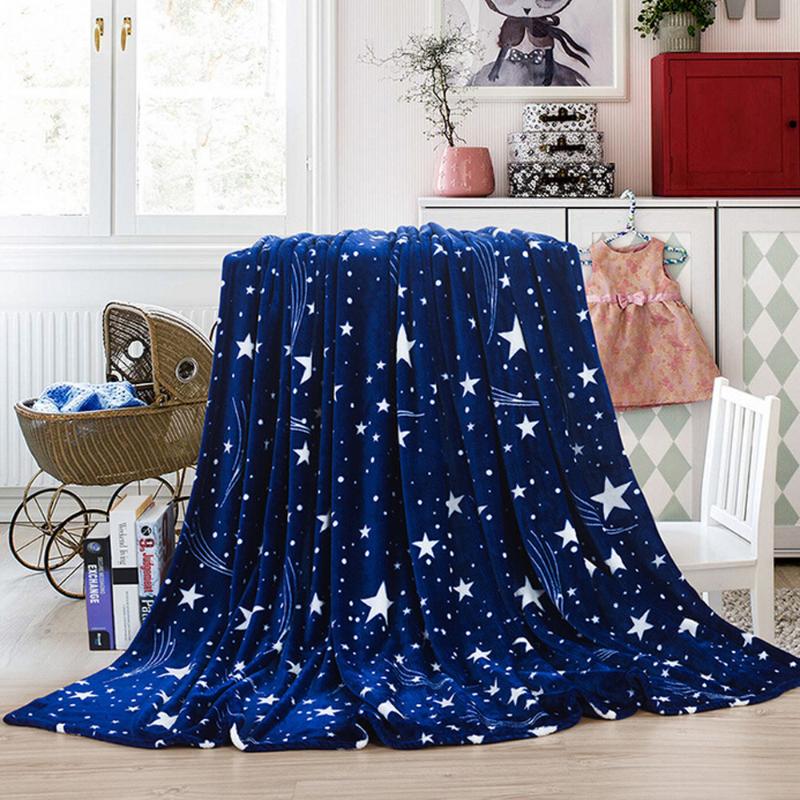 Super Soft Warm Solid Warm Micro Plush Fleece Blanket Throw Rug Sofa Bedding Galxy Blanket Blue Flannel
Super Soft Warm Solid Warm Micro Plush Fleece Blanket Throw Rug Sofa Bedding Galxy Blanket Blue Flannel