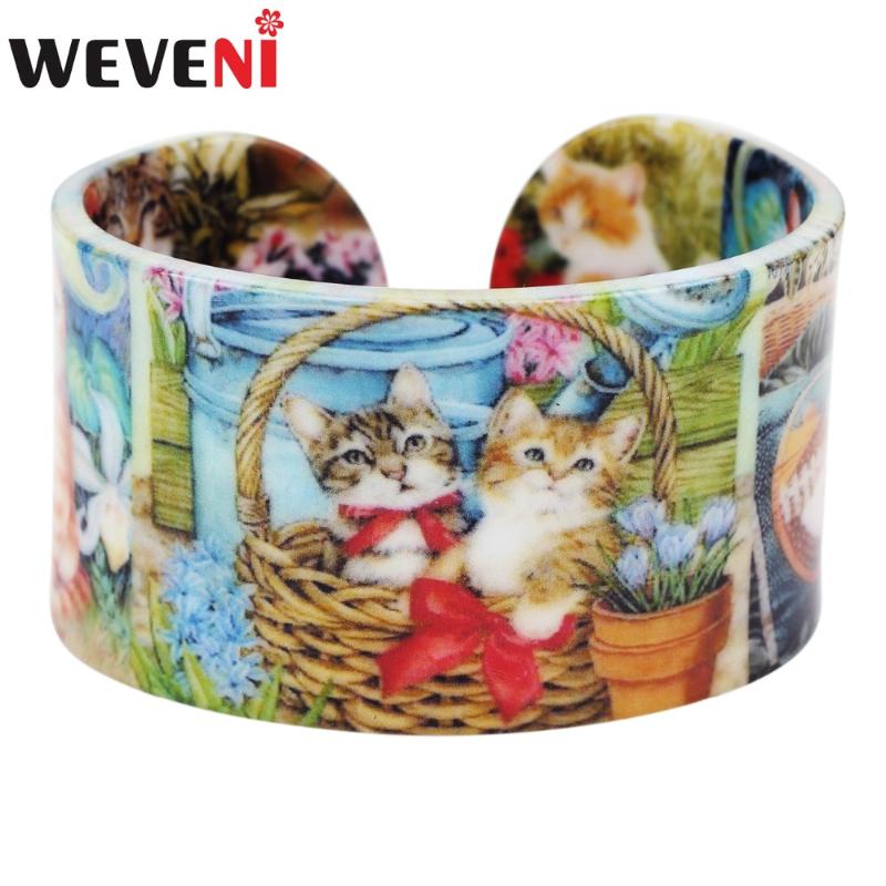 WEVENI Plastic Colorful Cute Cat Kitten Bangles Bracelets Fashion Craft Jewelry Women Girl Ladies Animal Accessories Wholesale
WEVENI Plastic Colorful Cute Cat Kitten Bangles Bracelets Fashion Craft Jewelry Women Girl Ladies Animal Accessories Wholesale