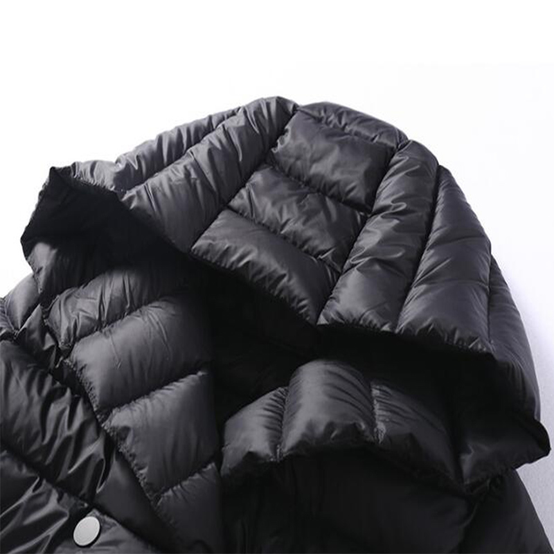 SEDUTMO Winter Plus Size 3XL Long Womens Down Jackets Ultra Light Duck Down Coat Hoodie Autumn Puffer Jacket ED226 CX200819