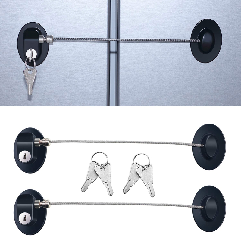 3 Pieces Refrigerator Door Lock Strong Adhesive Freezer Door Lock File Drawer Child Safety Cupboard with Key
3 Pieces Refrigerator Door Lock Strong Adhesive Freezer Door Lock File Drawer Child Safety Cupboard with Key