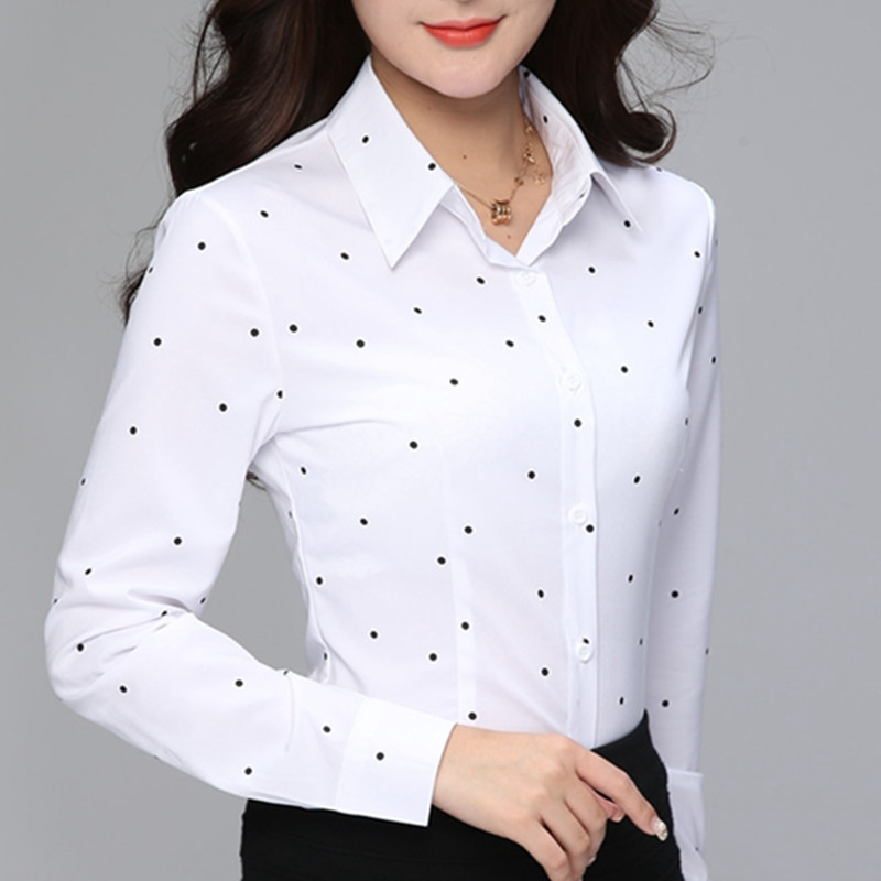 Fashion Blouses Womens Tops and Blouse White Autumn Loose Blouse Women Long Sleeve Blouse Woman Ladies Shirts Plus Size XXXL Top