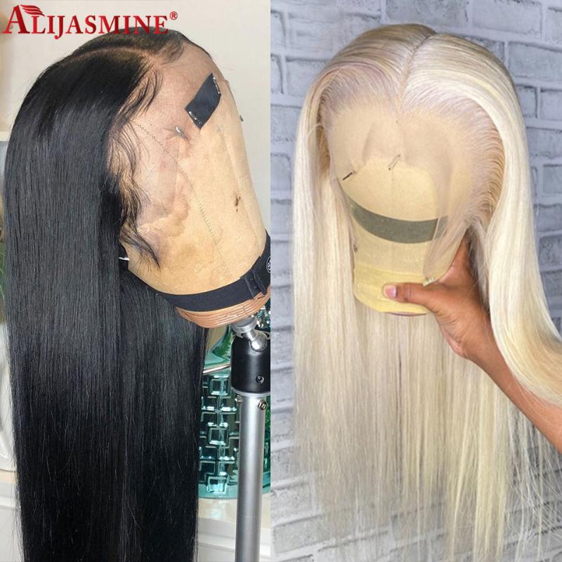 150% Middle Part Lace Wig Straight #613 Blonde Lace Front Wig Brazilian Remy Colored Front Human Hair Wigs For Women, 613 blonde color
150% Middle Part Lace Wig Straight #613 Blonde Lace Front Wig Brazilian Remy Colored Front Human Hair Wigs For Women, 613 blonde color