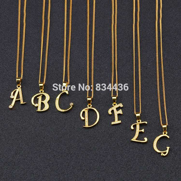 2pcs 18mm copper Alphabets letters pendant charms gold color stainless steel necklaces chains women's name DIY jewelry findings
2pcs 18mm copper Alphabets letters pendant charms gold color stainless steel necklaces chains women's name DIY jewelry findings