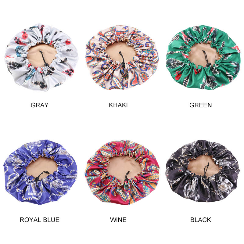 Adjustable Elastic Band Salon Make Up Head Cover Big Size Double Layer Satin Bonnet Women Custom Designer Silky Night Sleep Cap, Mixed color
Adjustable Elastic Band Salon Make Up Head Cover Big Size Double Layer Satin Bonnet Women Custom Designer Silky Night Sleep Cap, Mixed color