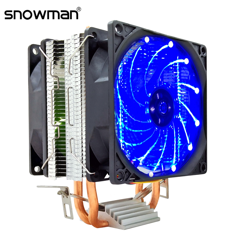 SNOWMAN PWM CPU Cooler 2 Heat Pipes 4Pin 90mm RGB quiet PC HeatSink Intel LGA 775 1150 1151 1155 1366 CPU Cooling Fan AMDAM2 AM3
SNOWMAN PWM CPU Cooler 2 Heat Pipes 4Pin 90mm RGB quiet PC HeatSink Intel LGA 775 1150 1151 1155 1366 CPU Cooling Fan AMDAM2 AM3