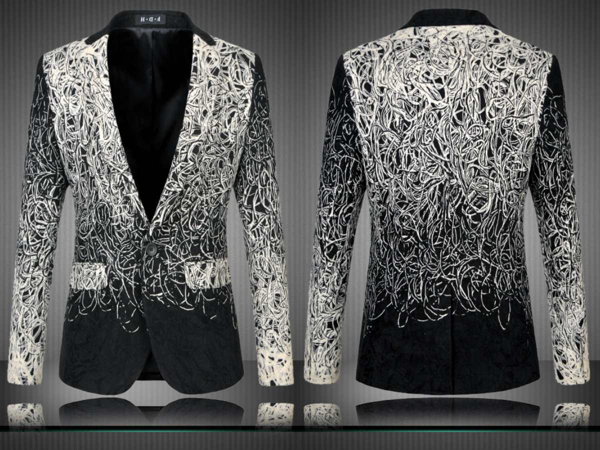 2020 New style Individuality Series Slim Suit Casual Men suit White And Black Men Jacket Designer Men Coat In Stock Free Shipping, Same as picture
2020 New style Individuality Series Slim Suit Casual Men suit White And Black Men Jacket Designer Men Coat In Stock Free Shipping, Same as picture