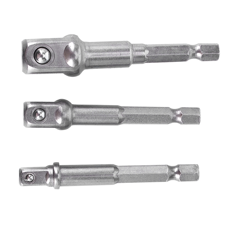 3Pcs/Set 1/4 inch 3/8 inch 1/2 Hex Power Drill Driver Socket Wrench Adapter Extension Bar Bit 65-72mm impact driver Bit
3Pcs/Set 1/4 inch 3/8 inch 1/2 Hex Power Drill Driver Socket Wrench Adapter Extension Bar Bit 65-72mm impact driver Bit