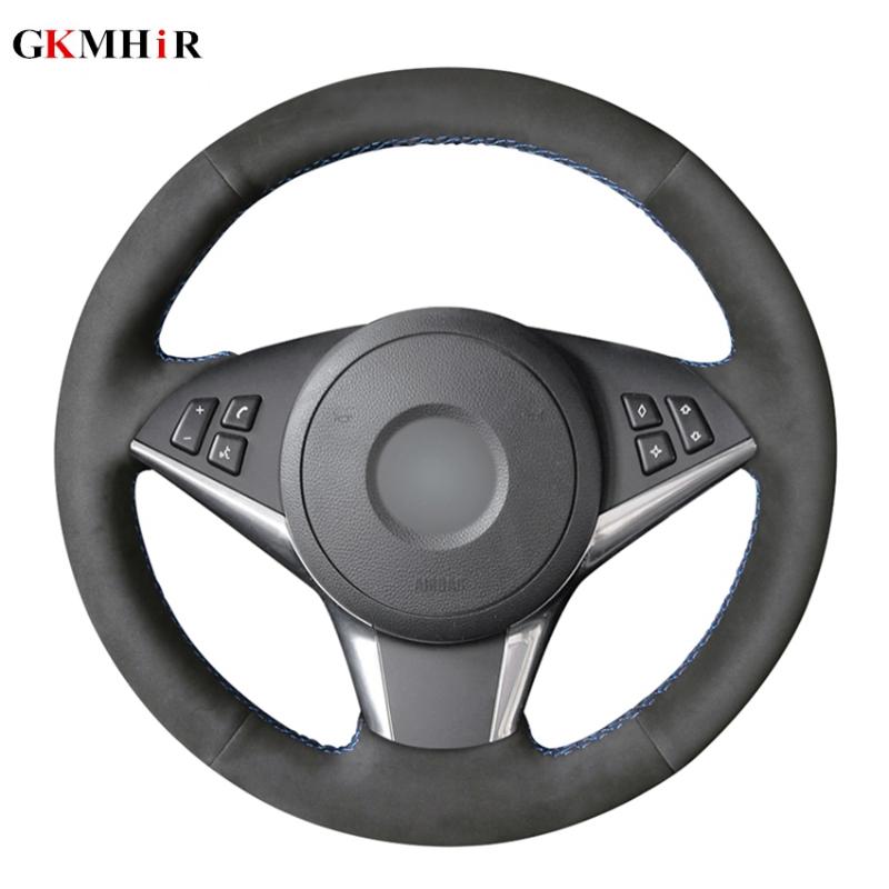 Hand-stitched DIY Black Suede Leather Car Steering Wheel Cover for E60 530d 545i 550i E61 Touring 2005-2009 E63 E6
Hand-stitched DIY Black Suede Leather Car Steering Wheel Cover for E60 530d 545i 550i E61 Touring 2005-2009 E63 E6