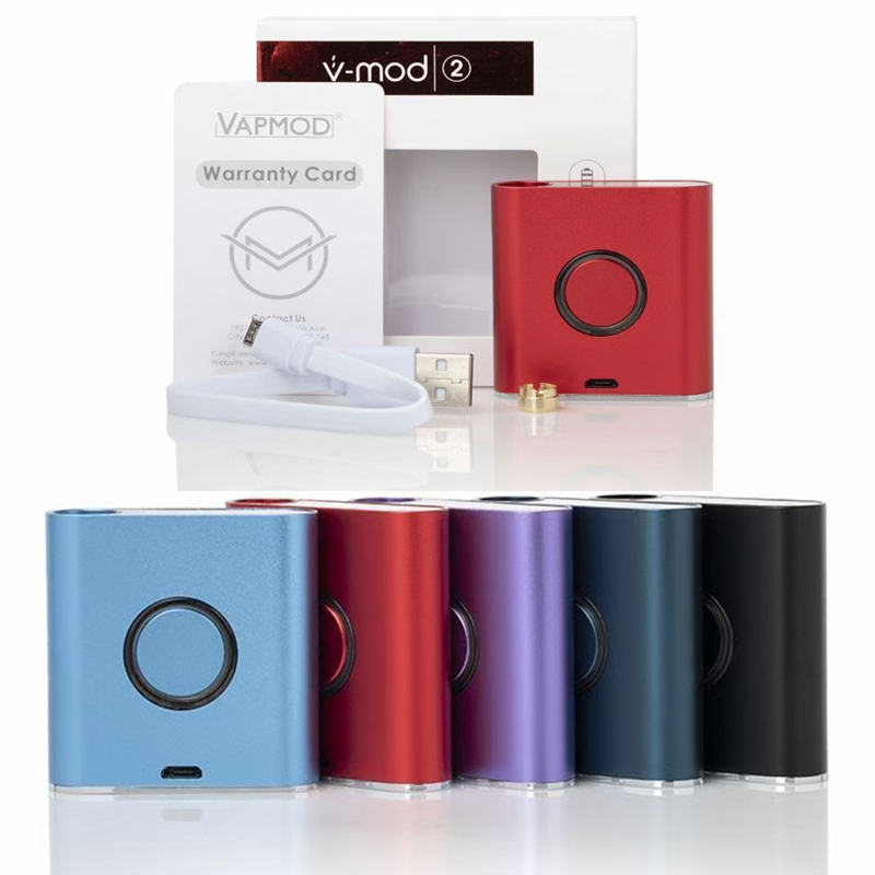 Vapmod Vmod 2 II Vape Battery 900mAh Preheat VV Box Mod Battery 1.2ml 2 in 1 vaporizer 510 Thread Batteries Vibration Function Original, Black
Vapmod Vmod 2 II Vape Battery 900mAh Preheat VV Box Mod Battery 1.2ml 2 in 1 vaporizer 510 Thread Batteries Vibration Function Original, Black