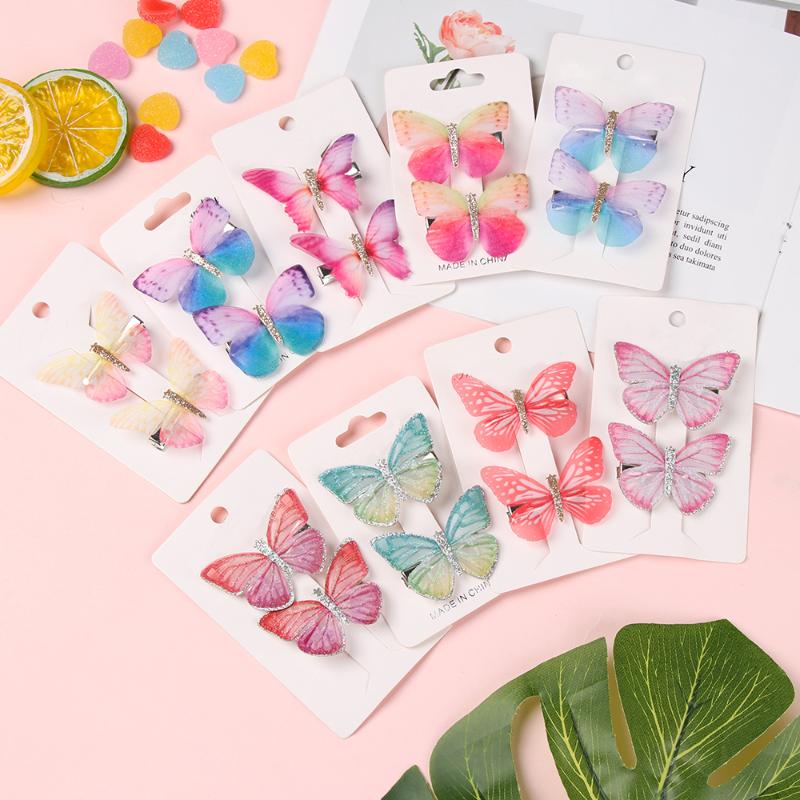 2PCS/Set Girls Colorful Dream Butterfly Cartoon Hairpin Children Fashion Hair Clips Crystal Sequins Barrettes Princess Hair, Fuchsia
2PCS/Set Girls Colorful Dream Butterfly Cartoon Hairpin Children Fashion Hair Clips Crystal Sequins Barrettes Princess Hair, Fuchsia