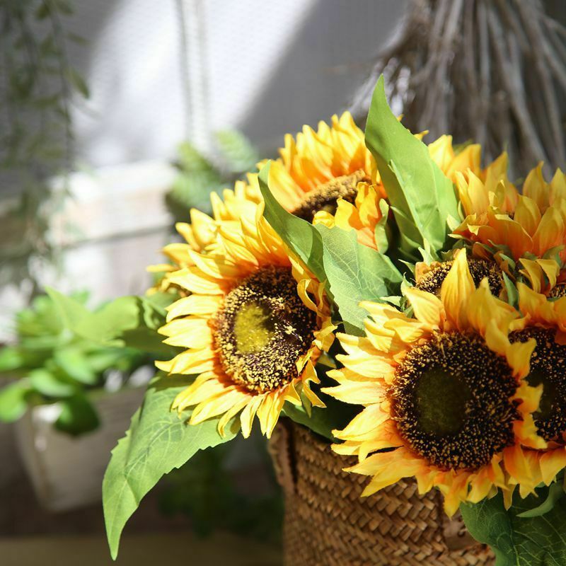 7 Heads/lot Artificial Sunflower Silk Fake Flowers Home Garden Decor Farmhouse Decor Fall Decorations Fake Plants Crafting
7 Heads/lot Artificial Sunflower Silk Fake Flowers Home Garden Decor Farmhouse Decor Fall Decorations Fake Plants Crafting