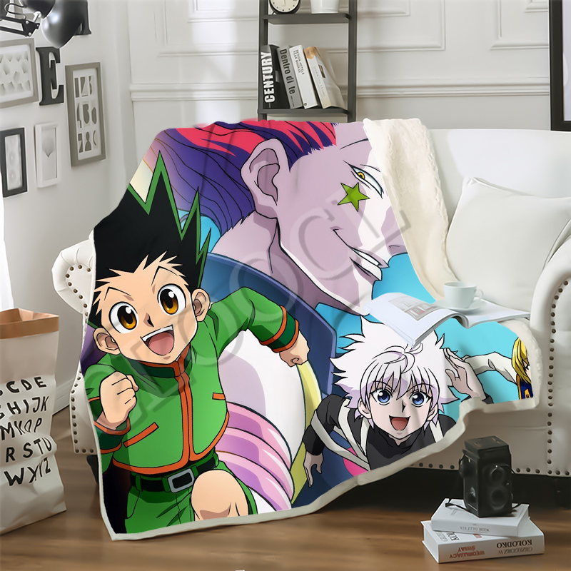 CLOOCL Japanese Anime Hunter X Hunter Warm Plush Blanket 3D Print Soft Winter Blanket Beding Travel Decorative Fashion Sofa Two-layer Quilt
CLOOCL Japanese Anime Hunter X Hunter Warm Plush Blanket 3D Print Soft Winter Blanket Beding Travel Decorative Fashion Sofa Two-layer Quilt