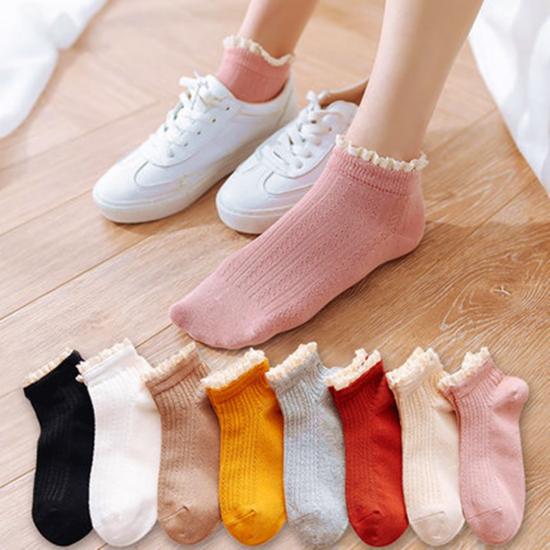 New High-grade Women Socks Fashion Lace solid color Socks Personality Harajuku Art Cotton Short Funny WT13, Beige
New High-grade Women Socks Fashion Lace solid color Socks Personality Harajuku Art Cotton Short Funny WT13, Beige