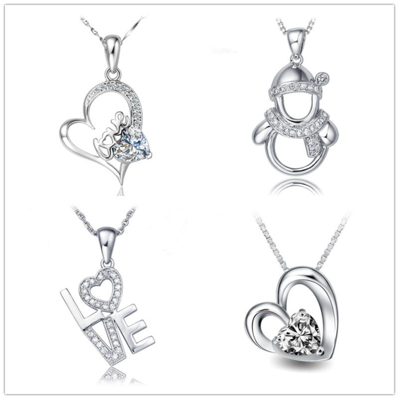 Jin&Ju Silver Color Pendant Necklaces Cubic Zircon Short Necklace for Girlfriend Birthday Gift Fashion Jewelry
Jin&Ju Silver Color Pendant Necklaces Cubic Zircon Short Necklace for Girlfriend Birthday Gift Fashion Jewelry