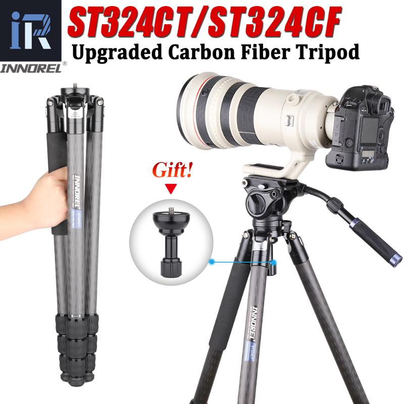 ST324CT/324CF Professional 10 Layers Carbon Fiber Tripod with Bowl Adapter for DSLR Camera Birdwatching Ball Head Fluid Head 
ST324CT/324CF Professional 10 Layers Carbon Fiber Tripod with Bowl Adapter for DSLR Camera Birdwatching Ball Head Fluid Head