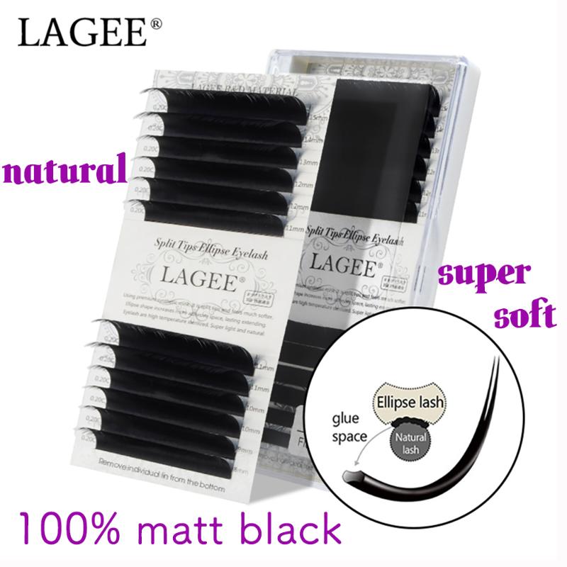 LAGEE eyelash extension split tips ellipse flat mink lashes natural eyelashes supplies Curl C D Cilia Professional Use
LAGEE eyelash extension split tips ellipse flat mink lashes natural eyelashes supplies Curl C D Cilia Professional Use