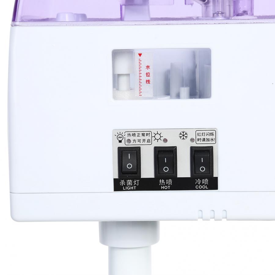 Steamer for Face Hot and Cold Spray Machine Facial Steamer Home Spa Ozone Steaming Ion Sparyer Skin Beauty Spa Facial