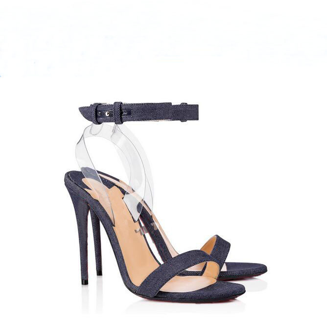 2020 Summer shoes designer women dress shoes red bottom high heels Dress shoe Jonatina Denim PVC Sandals Blue Transp Wedding Party Shoes, Black
2020 Summer shoes designer women dress shoes red bottom high heels Dress shoe Jonatina Denim PVC Sandals Blue Transp Wedding Party Shoes, Black