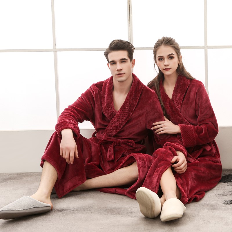 Robe Sets Long Plus Size Winter Thick Warm Flannel Kimono Women Bathrobe Men Luxury Dressing Gown Male Bath robe Dressing Gown, 1624
Robe Sets Long Plus Size Winter Thick Warm Flannel Kimono Women Bathrobe Men Luxury Dressing Gown Male Bath robe Dressing Gown, 1624