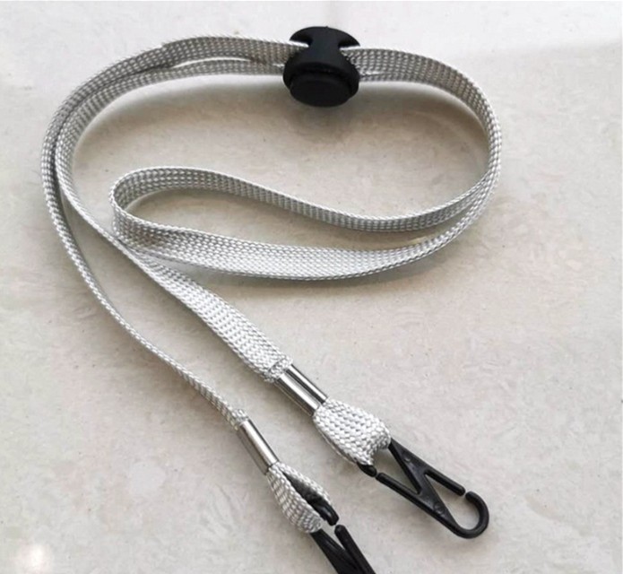 Face mask adjustable lanyard mask rope Extension Handy Convenient windproof Rope Rest Ear Holder Hang On Neck String Hat Lanyard 100 pcs