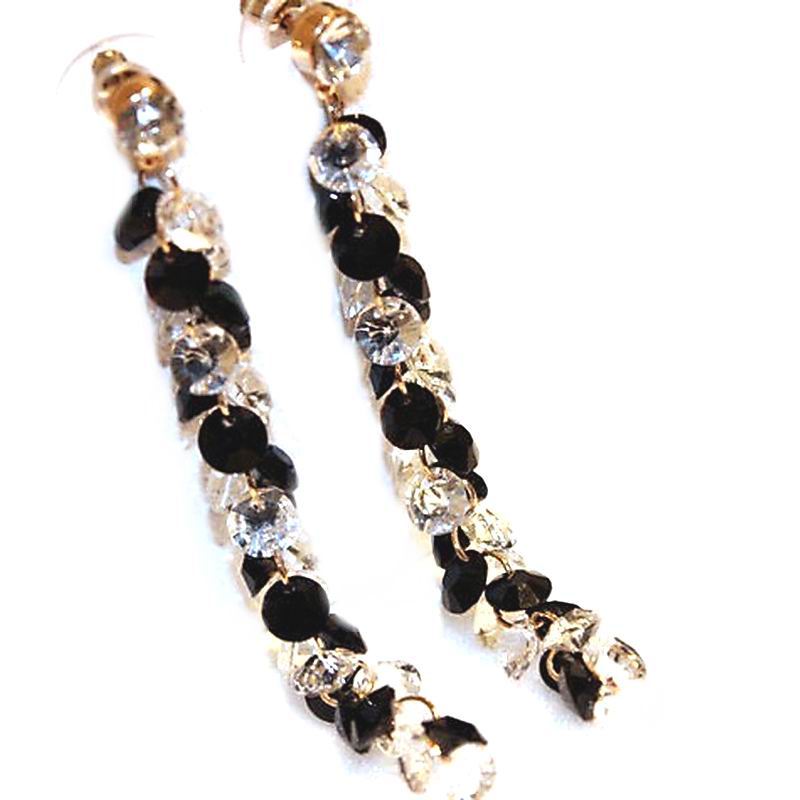 Classic White Black Crystal Long Earrings For Women 2020 Fashion Jewelry Wholesale Bijoux Femme Party Accessories Fine Gifts
Classic White Black Crystal Long Earrings For Women 2020 Fashion Jewelry Wholesale Bijoux Femme Party Accessories Fine Gifts