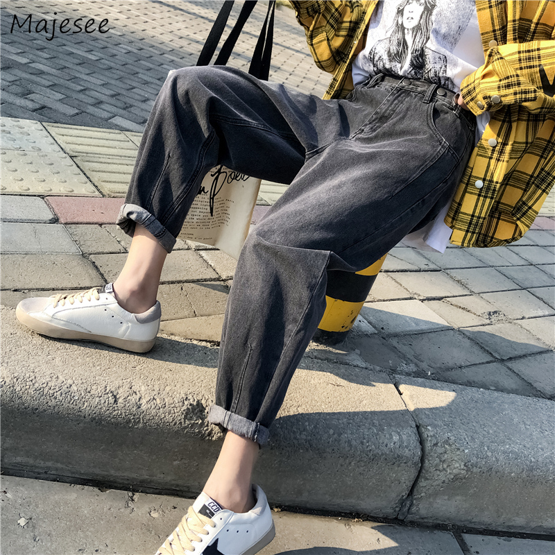 Jeans Women Autumn Winter Solid Denim Loose Harem Trousers Plus Size 5XL Womens Female Harajuku Korean Style Jean Pockets Casual, Regular-blue
Jeans Women Autumn Winter Solid Denim Loose Harem Trousers Plus Size 5XL Womens Female Harajuku Korean Style Jean Pockets Casual, Regular-blue