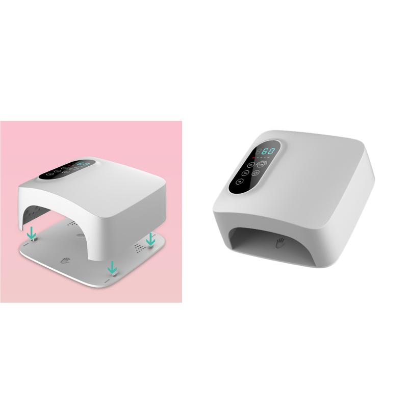 Rechargeable Cordless UV LED Nail Lamp with High Capacity Battery Nail Dryer Curing Lamp with Press Sn Sensor for All Gel Na, White
Rechargeable Cordless UV LED Nail Lamp with High Capacity Battery Nail Dryer Curing Lamp with Press Sn Sensor for All Gel Na, White