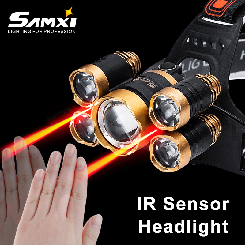 Dropship 3LED/5LED IR Induction Headlamp Power Brightness Headlight Biking Head Lamp With 18650 As Torch For Fishing
Dropship 3LED/5LED IR Induction Headlamp Power Brightness Headlight Biking Head Lamp With 18650 As Torch For Fishing
