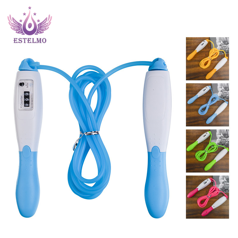 PVC skipping rope family fitness sports training adjustable fast counting rope side equipment non-slip handle
PVC skipping rope family fitness sports training adjustable fast counting rope side equipment non-slip handle
