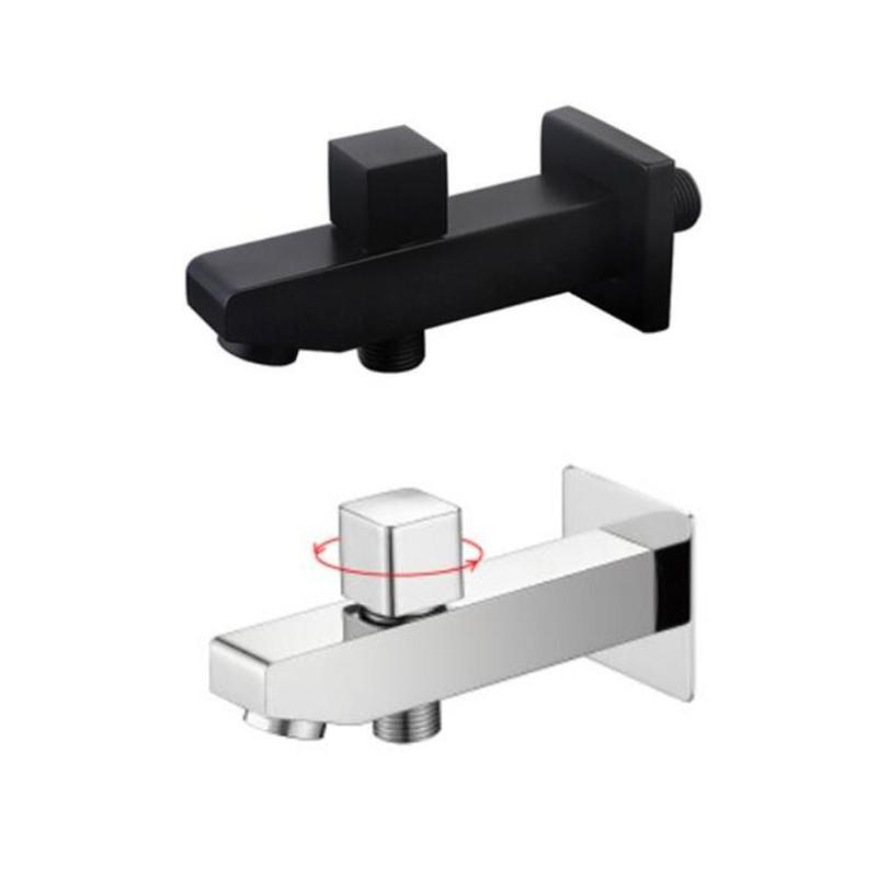 G1/2 Brass Dual Function Wall Mounted Shower Adapter, Multi-function Square Black/Chrome-plated Single Cold Faucet
G1/2 Brass Dual Function Wall Mounted Shower Adapter, Multi-function Square Black/Chrome-plated Single Cold Faucet