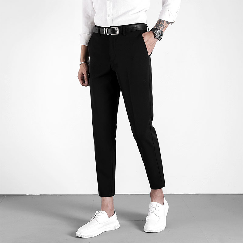 Business Suit Trousers Men's Solid Color Slim And Delicate Nine point Pants Men's Clothing Autumn Office Casual Suit Pants Cool, Khaki
Business Suit Trousers Men's Solid Color Slim And Delicate Nine point Pants Men's Clothing Autumn Office Casual Suit Pants Cool, Khaki