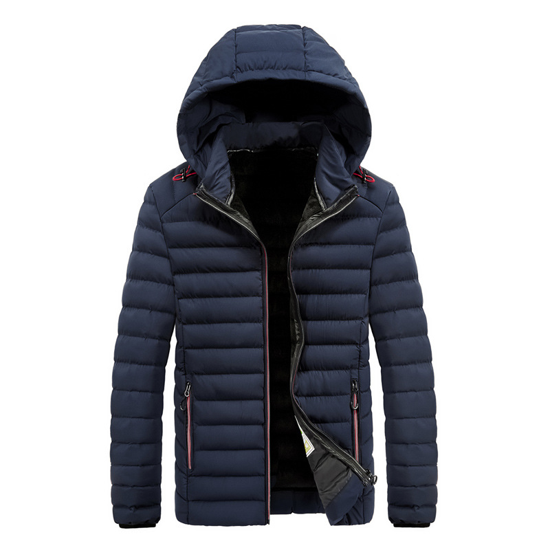 Men's Winter Leisure Warm Down Cotton Jacket Men's Parkas Winter Hooded Coat Down Cotton Suit Windbreaker, Black
Men's Winter Leisure Warm Down Cotton Jacket Men's Parkas Winter Hooded Coat Down Cotton Suit Windbreaker, Black