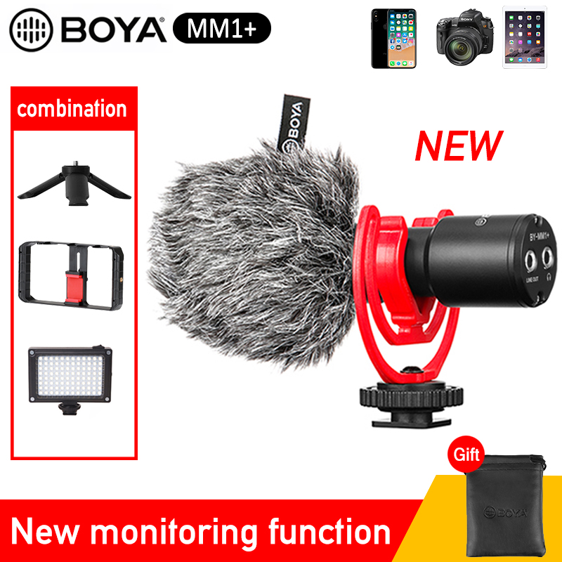 BOYA BY-MM1+Video Record Microphone for DSLR Camera Super-Cardioid Condensator Shotgun Mic for Smartphone Pocket Youtube
BOYA BY-MM1+Video Record Microphone for DSLR Camera Super-Cardioid Condensator Shotgun Mic for Smartphone Pocket Youtube