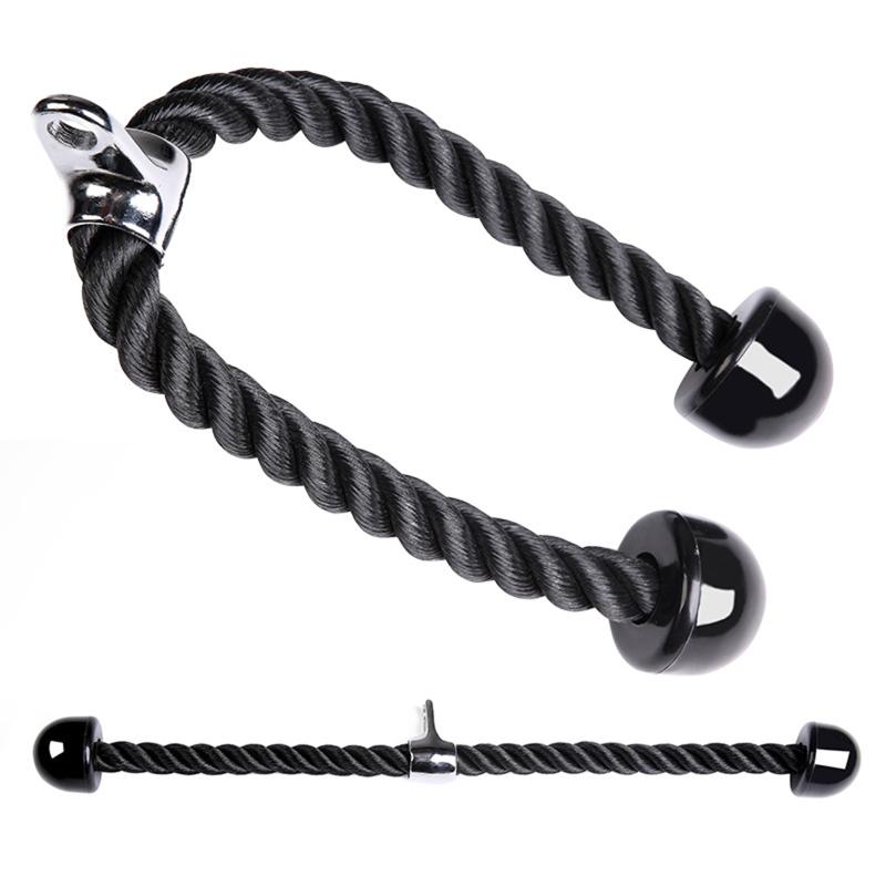 Portable Quality Nylon And Fiberglass Durable Tricep Rope Biceps Abdominal Muscle Training Fitness Body Building Pull Ricep Rope
Portable Quality Nylon And Fiberglass Durable Tricep Rope Biceps Abdominal Muscle Training Fitness Body Building Pull Ricep Rope