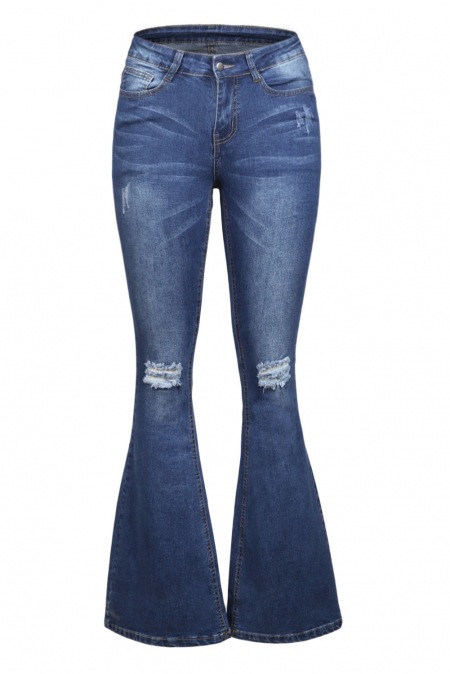 Women's Jeans 2021 Winter High Waist Vintage Flare For Women Black Bell Bottom Denim Skinny Woman Plus Size Female Wide Leg Pants