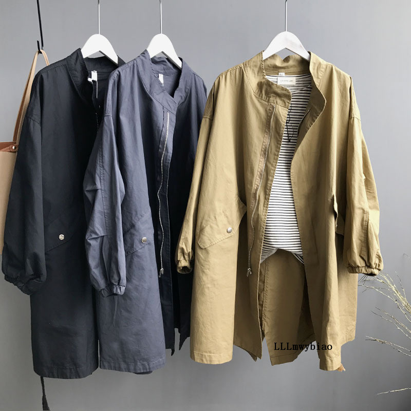 2020 Autumn Oversized Boyfriend Style Trench Coat Women Fashion Korean Casual Loose High Quality Tooling Coat Ladies Tops Z424, Black
2020 Autumn Oversized Boyfriend Style Trench Coat Women Fashion Korean Casual Loose High Quality Tooling Coat Ladies Tops Z424, Black