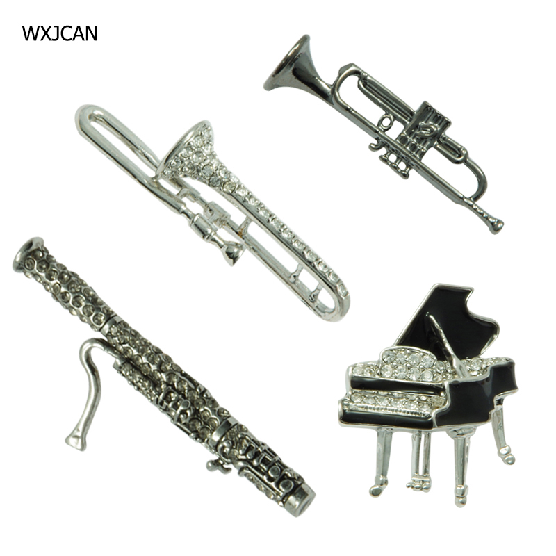 WXJCAN Western instruments instrument brooch Flute trombone Piano Piccolo Flute Clarinet
WXJCAN Western instruments instrument brooch Flute trombone Piano Piccolo Flute Clarinet