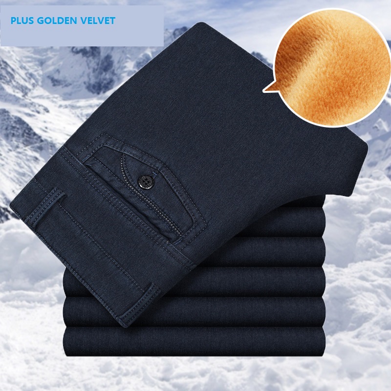Free Shipping 2020 Men Autumn Winter Worm Fleece Business Casual Straight Jeans High Waist Elastic Plus Velvet long Denim Pants, Blue
Free Shipping 2020 Men Autumn Winter Worm Fleece Business Casual Straight Jeans High Waist Elastic Plus Velvet long Denim Pants, Blue