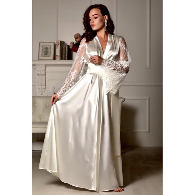 Silk Satin Long Robe Kimono Bridal Bridesmaid Sexy Dressing Gown Sleepwear Bathrobe, Black
Silk Satin Long Robe Kimono Bridal Bridesmaid Sexy Dressing Gown Sleepwear Bathrobe, Black