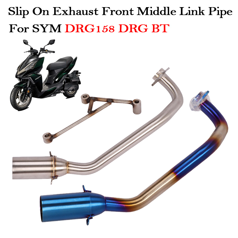 Slip On Full Exhaust System Motorcycle Exhaust Modified Escape Moto Muffler Front Middle Link Pipe For SYM DRG BT DRG158 DRG 158
Slip On Full Exhaust System Motorcycle Exhaust Modified Escape Moto Muffler Front Middle Link Pipe For SYM DRG BT DRG158 DRG 158