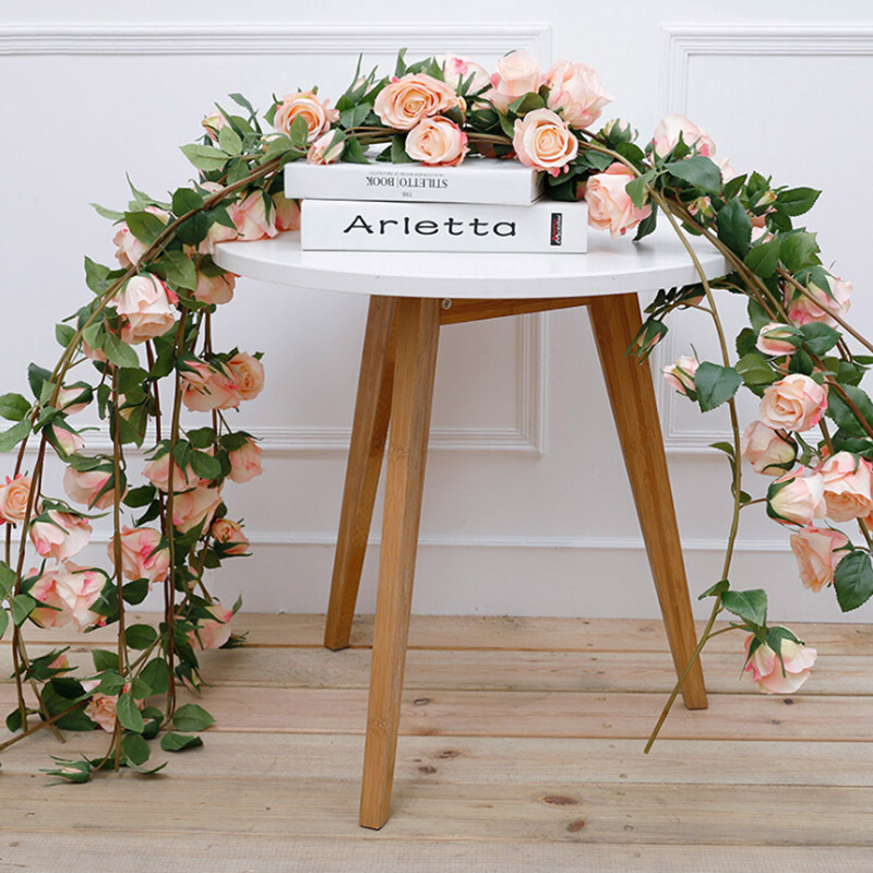 Silk Artificial Rose Vine Hanging Flowers For Wall Decoration Rattan Fake Plants Leaves Garland Romantic Wedding Home Decor New
Silk Artificial Rose Vine Hanging Flowers For Wall Decoration Rattan Fake Plants Leaves Garland Romantic Wedding Home Decor New