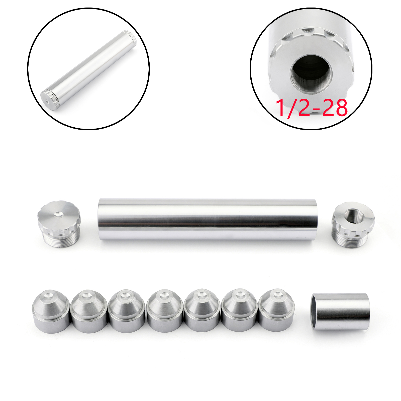 USA STOCK Aluminum Fuel Filter 1X6 Car Solvent Trap 1/2-28 NAPA 4003 WIX 24003 Silver
USA STOCK Aluminum Fuel Filter 1X6 Car Solvent Trap 1/2-28 NAPA 4003 WIX 24003 Silver