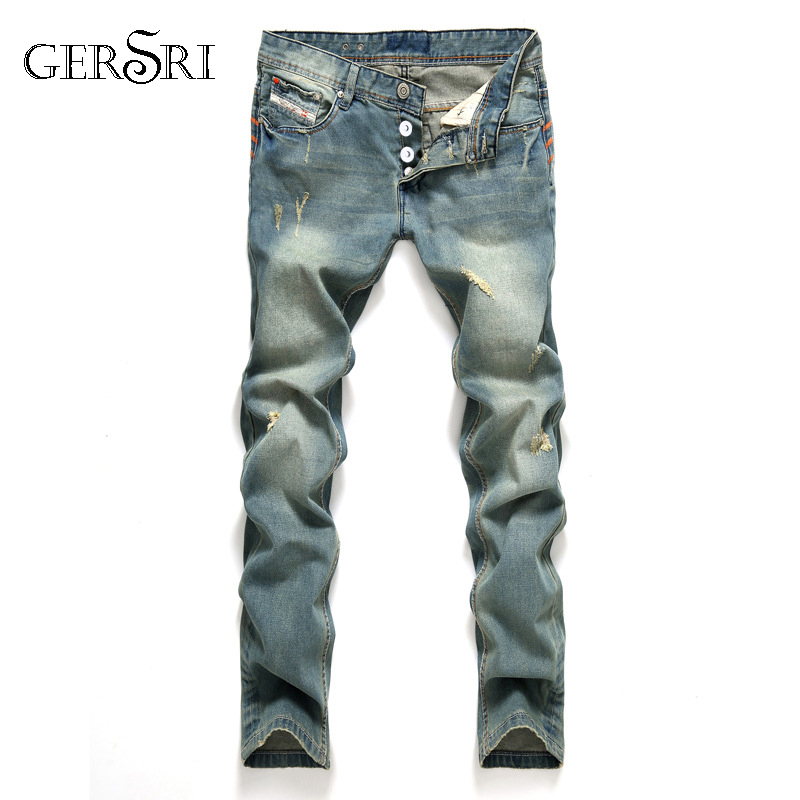 Gersri New Fashion Hole Jeans Men Long Trousers Straight skinny ripped distressed jeans masculino Denim Pants Plus Size, Blue
Gersri New Fashion Hole Jeans Men Long Trousers Straight skinny ripped distressed jeans masculino Denim Pants Plus Size, Blue