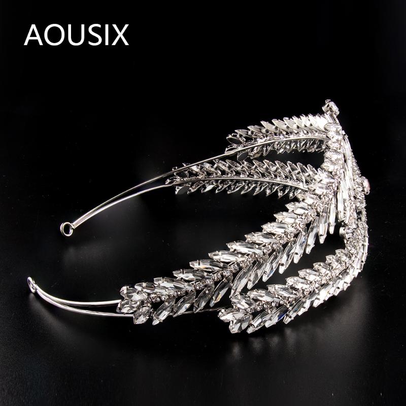 Baroque Handmade Crystal Rhinestone Leaves double Hairband Women Bridal Wedding Tiara Hair Accessories Crown Hairwear Jewelry
Baroque Handmade Crystal Rhinestone Leaves double Hairband Women Bridal Wedding Tiara Hair Accessories Crown Hairwear Jewelry