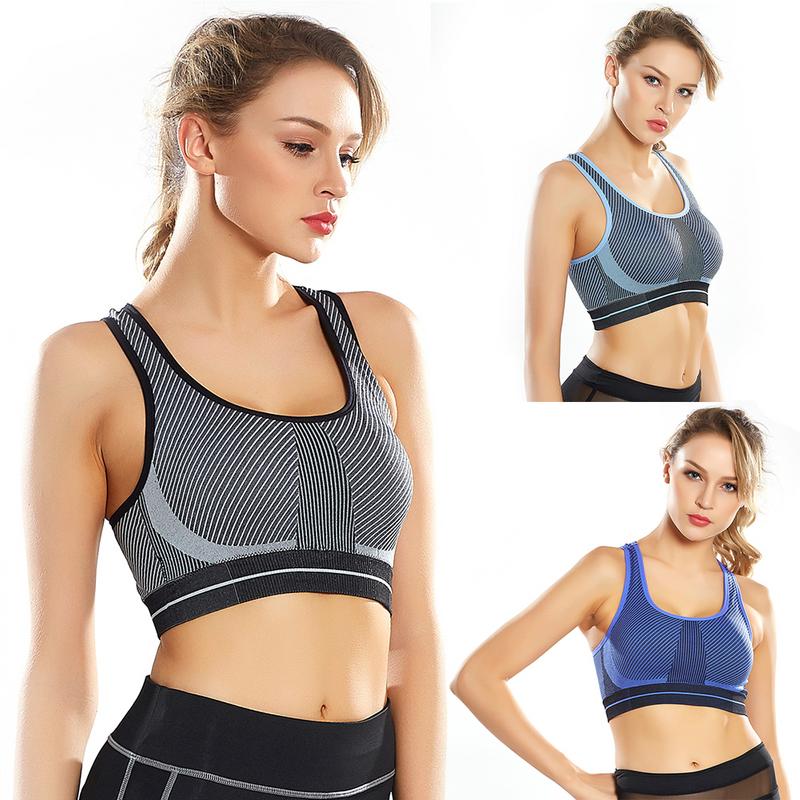 New Padded Sports Bra Wirefree Shockproof Gym Fitness Athletic Running Yoga Vest Sport Tops Shake Underwear Hot Sale, Black
New Padded Sports Bra Wirefree Shockproof Gym Fitness Athletic Running Yoga Vest Sport Tops Shake Underwear Hot Sale, Black