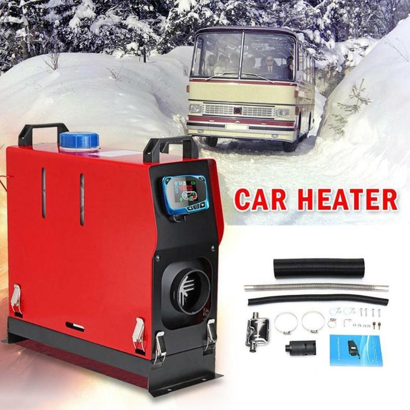

12V/24V 5/8KW Diesel Air Heater 8000W Single Hole All-in-one LCD Monitor For Trucks Boats Caravans Touring Car