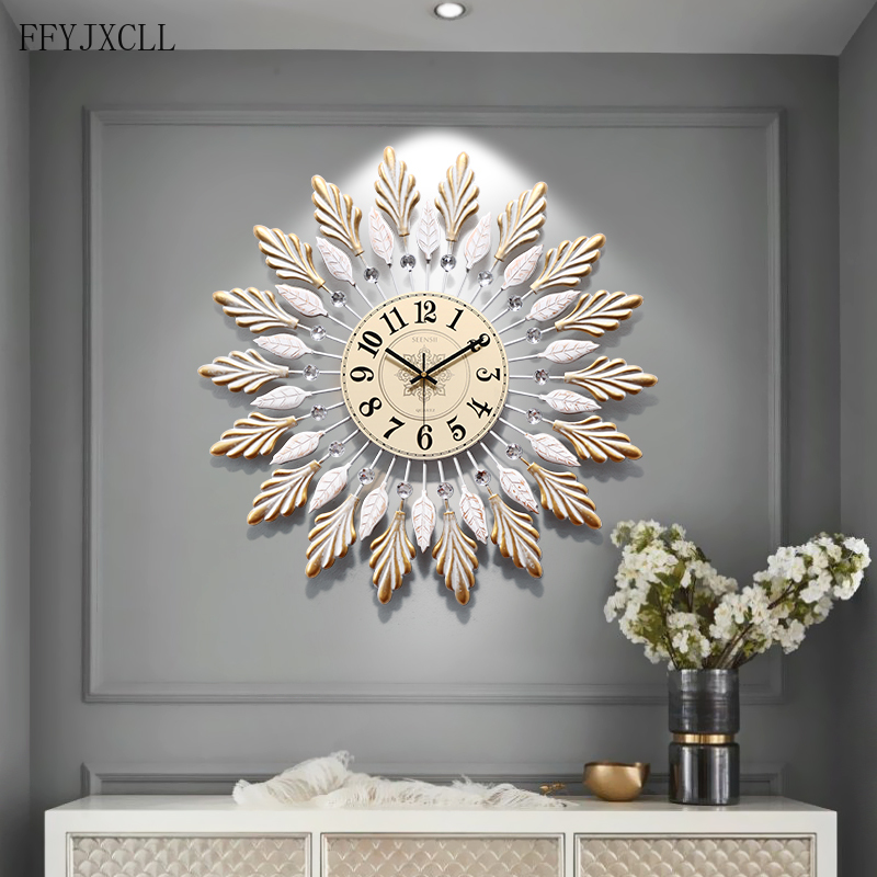 American Creative Watch Hanging Clock Living Room Bedroom Mute Iron Fashion Clock wall decor Light Luxury Art Wall
American Creative Watch Hanging Clock Living Room Bedroom Mute Iron Fashion Clock wall decor Light Luxury Art Wall