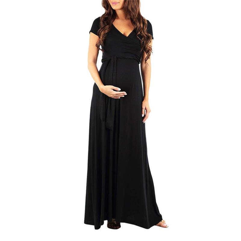 Women's Pregnancy V Collar Short Sleeve Dress Maternity maternity dresses for photo shoot pregnant clothes ciazy suknie 4HJ, Black
Women's Pregnancy V Collar Short Sleeve Dress Maternity maternity dresses for photo shoot pregnant clothes ciazy suknie 4HJ, Black