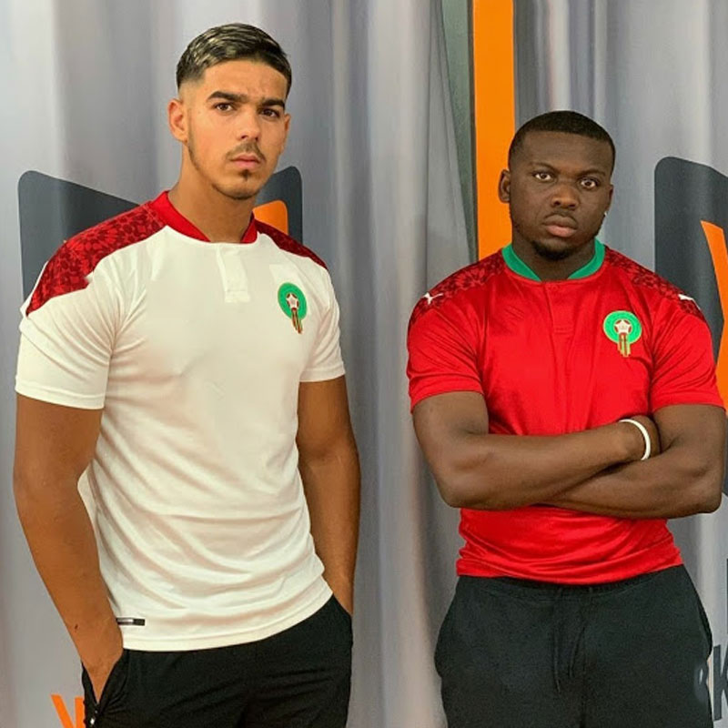 New 2021 Morocco Soccer Jerseys Home Away 20 21 maillot de foot Ziyech Boufal FAJR Munir Ait Bennasser Amrabat High-quality Football Shirts
New 2021 Morocco Soccer Jerseys Home Away 20 21 maillot de foot Ziyech Boufal FAJR Munir Ait Bennasser Amrabat High-quality Football Shirts