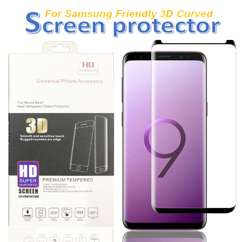 For Samsung Galaxy S20 S10 S8 S9 Note 20 10 Plus 9 Screen Protector 9H 3D Curved Glass Protective Friendly Case
For Samsung Galaxy S20 S10 S8 S9 Note 20 10 Plus 9 Screen Protector 9H 3D Curved Glass Protective Friendly Case